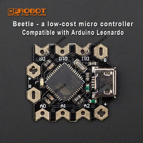 DFRobot Beetle mini/micro tarjeta controladora ATmega32u4 16MHz 5V Compatible con Arduino Leonardo para proyectos desechables de bajo costo ► Foto 1/6