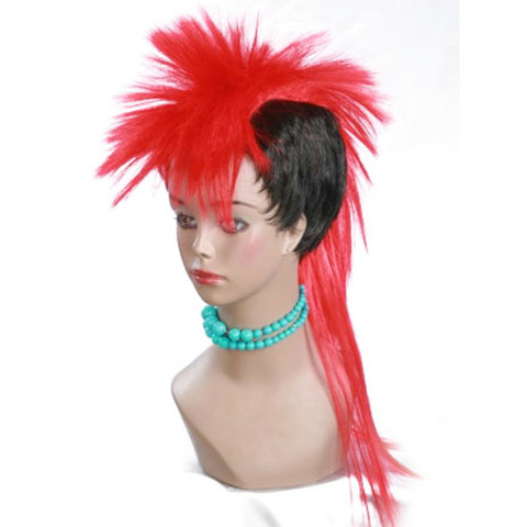 StrongBeauty Halloween WIigs rojo punk estilo Cosplay Peluca de pelo sintético ► Foto 1/2