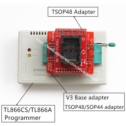 TSOP32 TSOP40 TSOP48 + TSOP48/SOP44 V3 Junta TL866CS/TL866A/TL866II más programador universal usb sólo ► Foto 1/6