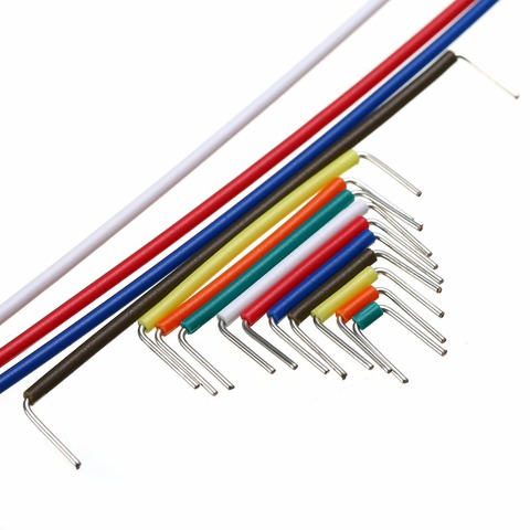 Kit de Cable de 140 piezas de Cable de cables sólidos de Puente sin soldadura de 22 AWG con caja de 165x55x10mm para Arduino ► Foto 1/1