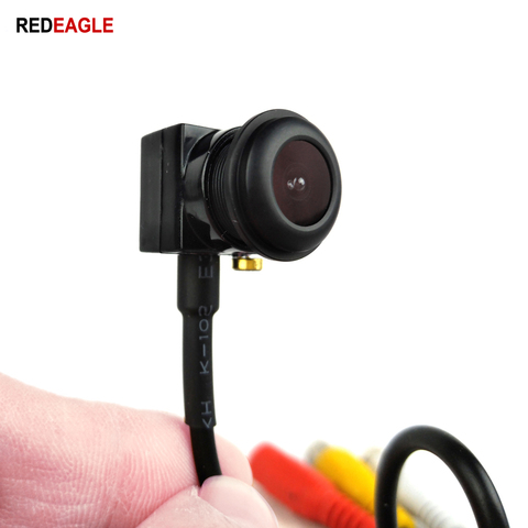 REDEAGLE-cámara de seguridad de ángulo de ojo de pez ancho, minicámara CCTV para vigilancia del hogar, 140 grados ► Foto 1/6