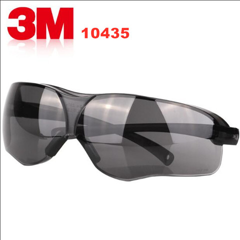 3M-gafas de seguridad 10435, antiviento, antiarena, antiniebla, resistentes al polvo, color gris ► Foto 1/6