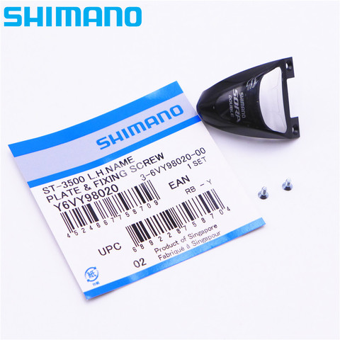 SHIMANO SORA ST 3500 R3000 palanca STI palanca nombre placa con tornillo de fijación Y6VY98020 Y6VX98020 Y05U98020 Y05T98030 ► Foto 1/2