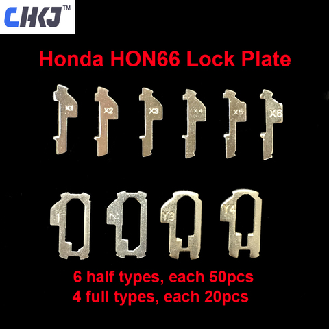 CHKJ-Placa de bloqueo de coche para HONDA HON66, 380 Uds./lote, juego de Accesorios de reparación de bloqueo automático de lengüeta (NO1-6 cada 50 Uds. NO1-4 cada 20 uds) ► Foto 1/4