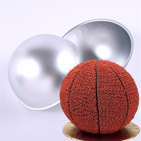 4 unids/set en forma de bola redonda molde de aluminio decoración pastelería Herramientas torta ► Foto 1/5