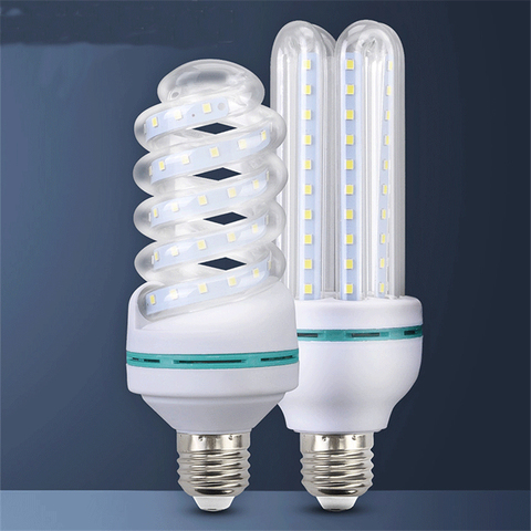 E27 bombilla led de ahorro de energía bombilla de tubo espiral luz blanca para el hogar lámpara de la habitación de la cama interior CFL fluorescente ► Foto 1/1