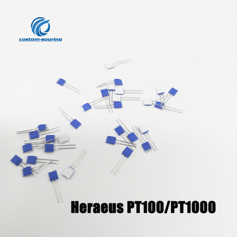 Sensor de temperatura heraeus PT100, película delgada, resistencia de platino PT100, Sensor de termómetro de resistencia de Heraeus Platinum, 10 Uds., pt 1000 ► Foto 1/4