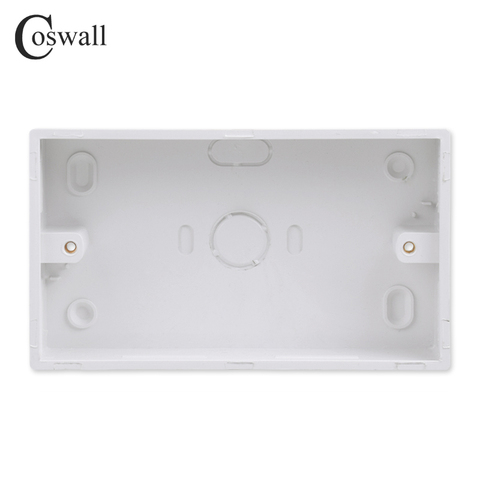 Coswall-caja de montaje externa, 146mm * 86mm * 32mm para interruptor estándar de 146*86mm y zócalo aplicable para cualquier posición de superficie de pared ► Foto 1/6