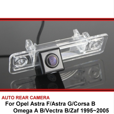 Cámara de visión trasera para coche, cámara de marcha atrás CCD para Opel Astra F/Astra G/Corsa B/Omega A B/Vectra B/Zaf 1995 ~ 2005 ► Foto 1/5