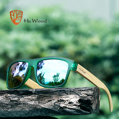 HU de madera 2017 nueva llegada mar de tonos gafas de sol para hombres, gafas de sol de bambú, gafas rojo UV400 lentes de conducción de moda GR8010 ► Foto 1/6