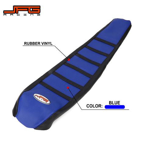 Cubierta de asiento suave de goma para motocicleta, para YAMAHA YZ85 YZ125 YZ250 YZ250F YZ400F YZ426F YZ450F WR250F WR450F TTR110 TTR250 Dirt Bike ► Foto 1/6