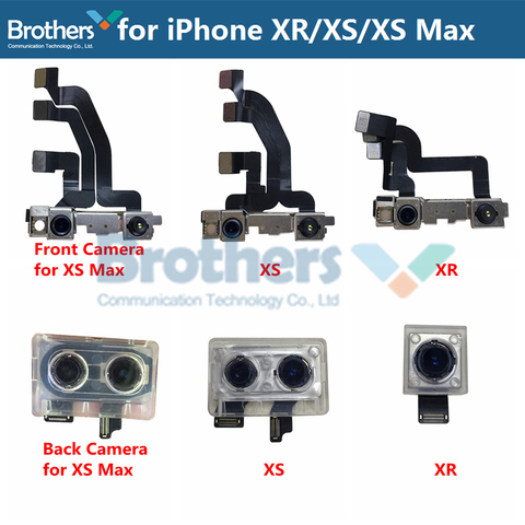 Cámara frontal para iPhone XR XS Max, cámara frontal pequeña para iPhone XS Max, módulo de cámara frontal, Cable flexible de repuesto Original ► Foto 1/6