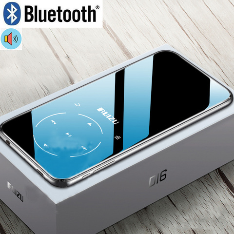 RUIZU D16-reproductor MP3 portátil, por Bluetooth, novedad en reproductor Mini de Metal Original de 8gb con pantalla de 2,4 pulgadas y compatibilidad con FM, grabación, E-Book, reloj ► Foto 1/6