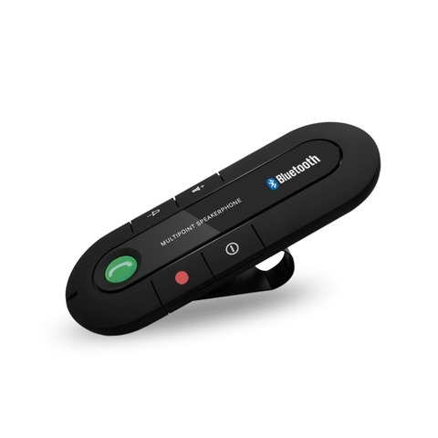 Kit de manos libres Bluetooth USB para coche altavoz inalámbrico Bluetooth teléfono reproductor de música MP3 Sun Visor Clip altavoz cargador no aux ► Foto 1/6