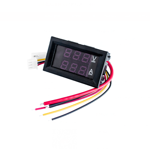 Voltímetro Digital DC 0-100V 10A, amperímetro, pantalla Dual, Detector de voltaje, Panel de medición de corriente, amperímetro de 0,28 