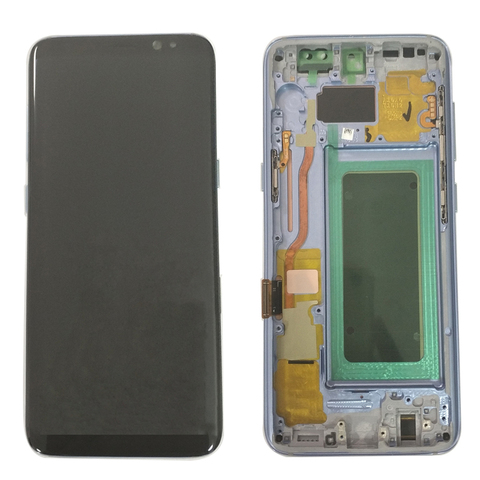 Pantalla Lcd Super AMOLED para Samsung Galaxy S8 G950F G950U G950FD, con Marco, digitalizador de pantalla táctil, pantalla lcd quemada ► Foto 1/6