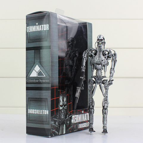 Figura de acción de Terminator Endoskeleton para niños, colección de muñecos y figuras en PVC de 18cm ► Foto 1/5