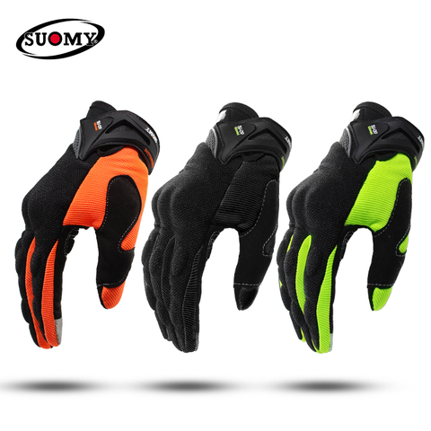 SUOMY nuevos guantes de moto rcycle verde moto cross guantes de carreras dedo completo ciclismo guantes moto rbike verano luvas da moto bicicleta ► Foto 1/6