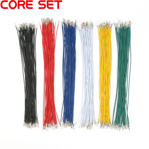 50 unids/lote 1 P Dupont 2,54 Cable puente Cable hembra a hembra doble cabeza Cable electrónico Dupont línea 25 cm ► Foto 1/3