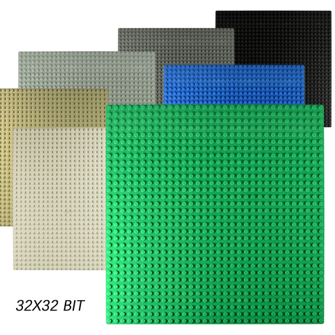 Placas Base de puntos clásicos ladrillos de plástico placas Base compatibles dimensiones de la ciudad bloques de construcción DIY Juguetes ► Foto 1/6