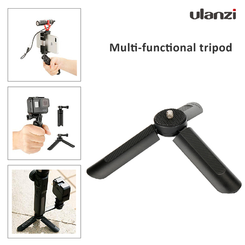 Ulanzi-Mini trípode para palo Selfie monópodo, estabilizador para cámaras DSLR de teléfono móvil, soporte de escritorio plegable portátil ► Foto 1/1