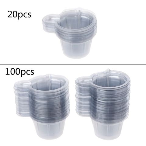 Dispensador de tazas desechables de plástico de 40ML, 100 Uds., para DIY, fabricación de joyas de resina epoxi ► Foto 1/4