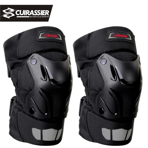 Rodilleras de motocicleta Cuirassier codo Racing todoterreno Protector de rodilleras de Motocross protección de moto ► Foto 1/6