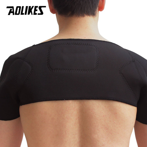 AOLIKES-Cinturón de soporte magnético para terapia de hombro, turmalina autocalentable, 1 Uds. ► Foto 1/3