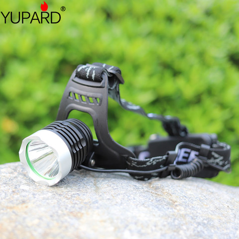 YUPARD-linterna de luz LED de aluminio para acampar y pescar, Faro de la aleación, 3 modos, negro, T6, blanco, amarillo, CREE XML-L2 ► Foto 1/1