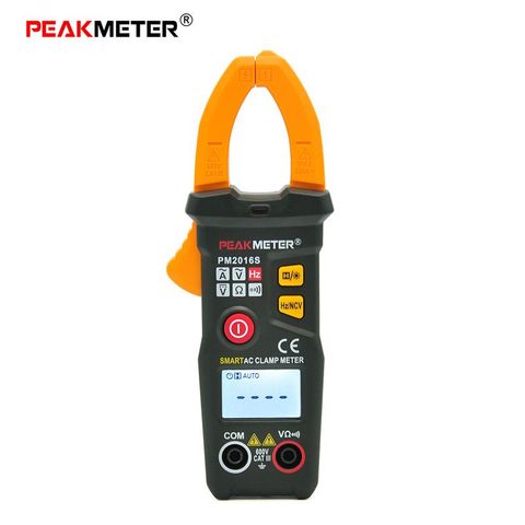 Peakmeter-Pinza de CA Digital inteligente, medidor de voltaje de CA de 6000, CC de CA, voltímetro de CA, probador de frecuencia, retención de datos, pinza de corriente NCV, PM2016S ► Foto 1/1