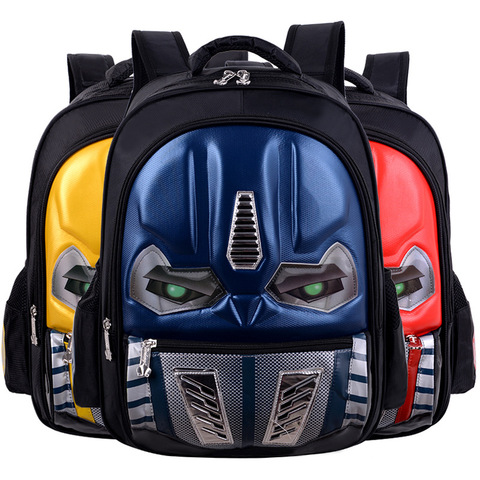 Mochila escolar de dibujos animados para niños y niñas, morral de Robot 3D, morral Escolar Infantil para guardería ► Foto 1/6