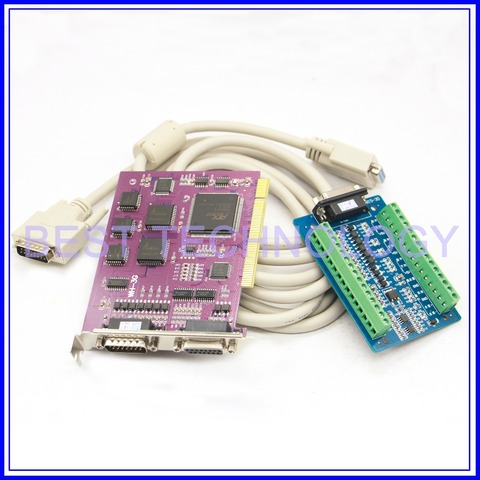 NC Studio 3G Tarjeta de Control de movimiento PCIMC-3G Servo volante tarjeta CNC 3 ejes de adaptador de interfaz de placa de apoyo Win7 sistema ► Foto 1/6