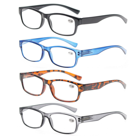 Gafas de lectura Unisex para hombre y mujer, gafas de moda para presbicia con dioptrías Oculos + 1 + 1,5 + 2 + 2,5 + 3 + 3,5 ► Foto 1/6