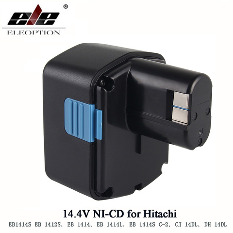 14,4 V 2000mAh batería recargable para Hitachi EB1414S EB14B EB1412S 324367 EB14S DS14DL DV14DL CJ14DL DS14DVF3 NI-CD ► Foto 1/6