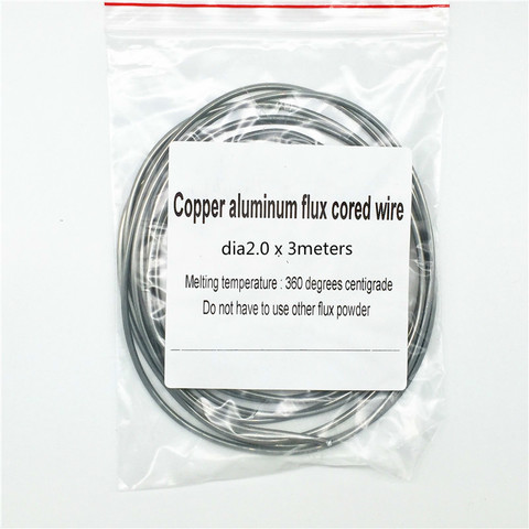 Alambre de soldadura de cobre y aluminio con cable de soldadura de cobre, varillas de soldadura de baja temperatura para CA y refrigeración 2,0 * 3mm ► Foto 1/6