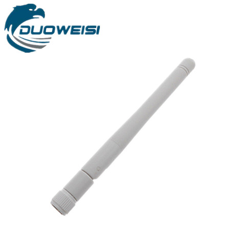 2,4G 3DB omnidireccional blanco módulo WIFI inalámbrico plegable de antena SMA punta pasador blanco antena de la Cámara Longitud: 109MM ► Foto 1/4