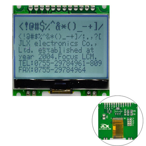 Módulo de matriz de puntos, 3,3 V, 12864G-086-P, módulo de pantalla LCD con retroiluminación COG, 12864 ► Foto 1/6