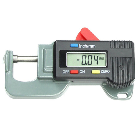 Micrómetro medidor de Medidor De Espesor Digital preciso, 0-12,7 MM, 0,01 MM, Medidor De Espesor digital de espesor ► Foto 1/6