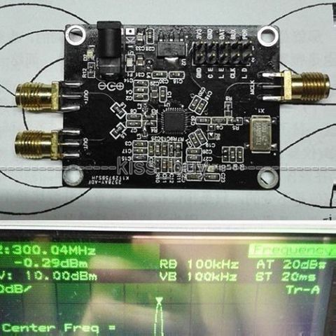 ADF4350 137M a 4,4 GHz PLL RF tablero de desarrollo de sintetizador de frecuencia de fuente de señal ► Foto 1/1