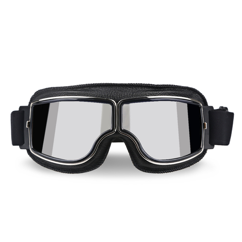 Clásico gafas Retro para motocicleta gafas Vintage Moto gafas para el casco de protección UV ► Foto 1/6
