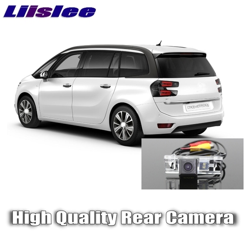 LiisLee-cámara de visión nocturna HD para coche, videocámara trasera impermeable con imagen de marcha atrás para Citroen C4 Picasso Ultra 2004 ~ 2022 ► Foto 1/4