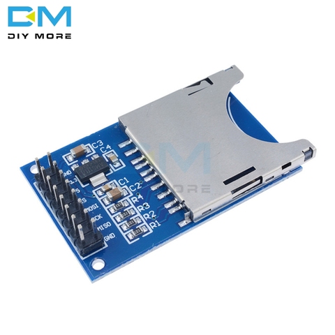 3,3 V 5V, lectura, escritura Shield de Sensor para escribir tarjeta SD lector de zócalo de ranura ARM MCU Control Programable para Arduino ► Foto 1/1