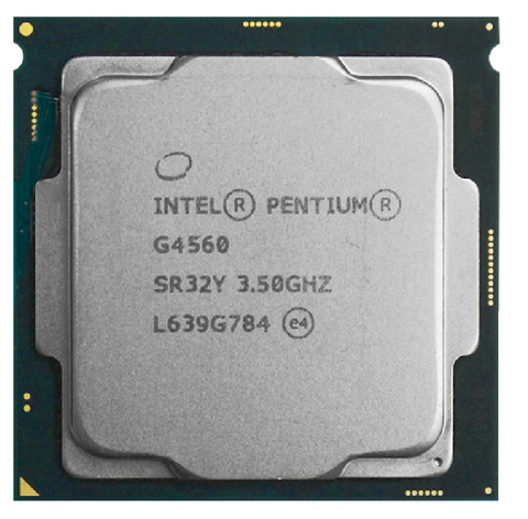 Procesador Intel Pentium G4560 g4560 LGA 1151-land FC-LGA, 14 nanómetros de doble núcleo, funciona como 100% de escritorio ► Foto 1/1