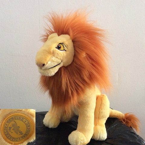 Muñeco de felpa de El Rey León para niños, juguete suave de Simba de 32cm de altura sentado, 1 Uds. ► Foto 1/5