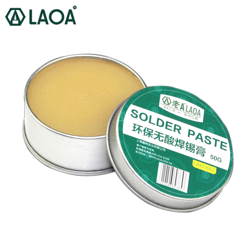 LAOA 25g 50g sin ácido SMD pasta de soldadura Flux grase SMT IC 10cc herramienta de reparación soldadura PCB envío gratis ► Foto 1/1