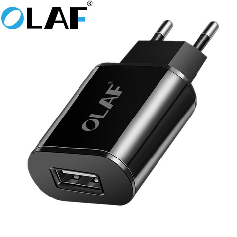 Olaf-cargador rápido USB de 5V y 2A para móvil, adaptador de corriente de viaje de pared Universal para Samsung, Xiaomi, iPhone 6, 7, 8 Plus ► Foto 1/6