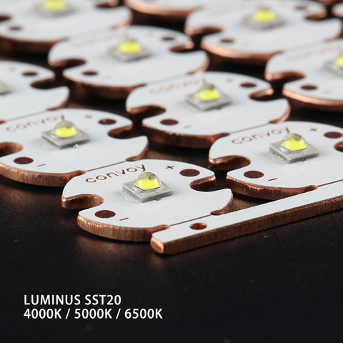 Luminus SST20 2700K 4000K 5000K 6500K en 16mm / 20mm DTP tablero de cobre ► Foto 1/6