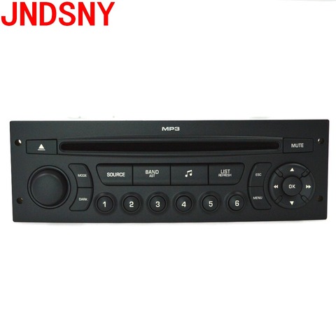JNDSNY RD45 radio de coche reproductor de CD compatible con Bluetooth USB AUX MP3 para Citroen C3 C4 C5 Peugeot 207, 206, 307, 308, 807 ► Foto 1/6