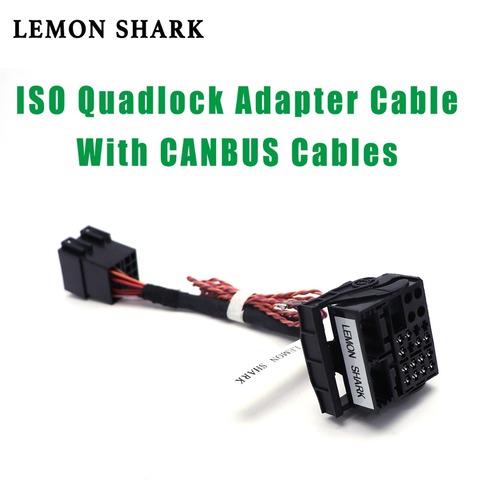 Adaptador de Canbus ISO a Quadlock RCD330 Plus, Cable de conversión RCD510 para VW Golf Jetta Polo Tiguan Passat CC, actualización ► Foto 1/6