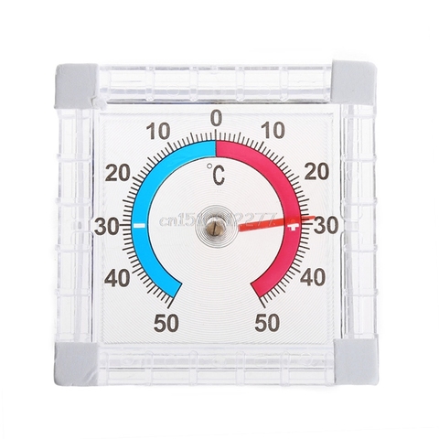 Termómetro de temperatura para interiores y exteriores, ventana, pared, invernadero, jardín, hogar, # H0VH # ► Foto 1/6